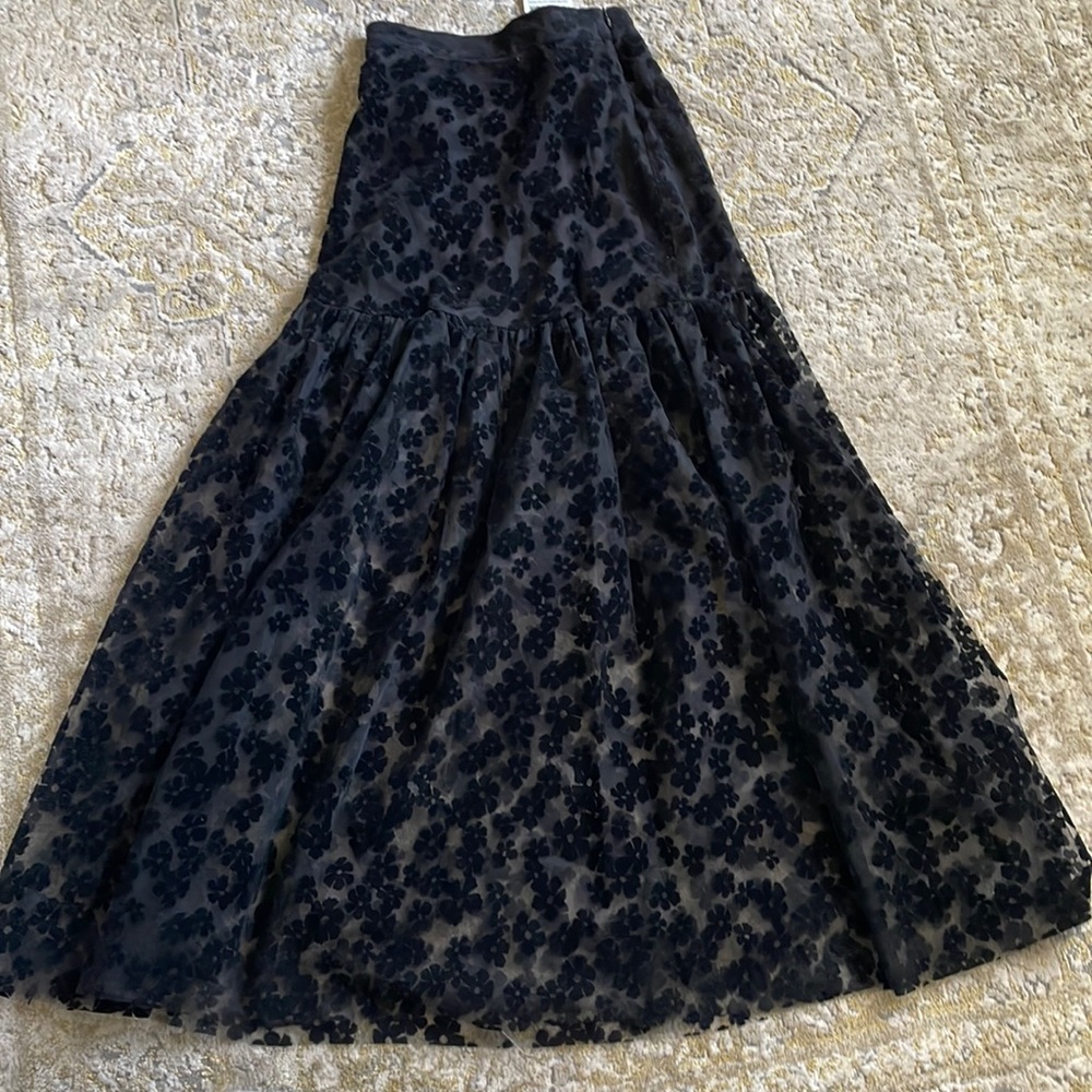 NWT VELVET SKIRT